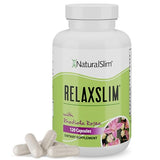 NaturalSlim Relaxslim for Metabolism, Helps Control Appetite, Fat & Stress Support - Adaptogen Supplements w/Rhodiola Rosea & Ashwagandha - Source of Natural Energy - 120 Capsules