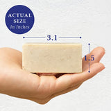 Noble Formula Zinc Bar Soap, Vegan Argan Oil 2% Pyrithione Zinc (ZnP) for All Skin Types Including Those With Acne, Psoriasis and Eczema, 3.25 oz