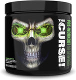 JNX SPORTS The Curse! Pre Workout Powder - Green Apple 50 Servings | Preworkout: Boost Strength, Energy + Focus For Men & Women | Caffeine, Beta-Alanine, Creatine & L-Citrulline