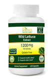 Biotech Nutritions Wild Lettuce Extract 1200 mg Serving 120 Vegetable Capsule Gelatin Free Made in USA Most Potent Lactuca Virosa Vegan and Non-GMO