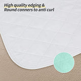 CoolShields Waterproof Bed Pads, Incontinence Waterproof Mattress Pads for Elderly & Adults, Bed Pads Washable Waterproof for Kids, Waterproof Mattress Protectors for Bed - 34" x 36" (3 Pack)