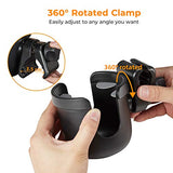 Wheelchair Cup Holder, Walker Cup Holder, Rollator Cup Holder, 4 Flexible Tabs with Hook Drink Holder for Walker, Scooter, Stroller, Mobility