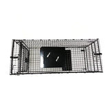 Humane Way Folding 42 Inch Live Humane Animal Trap - Safe Traps for All Animals - Dogs, Raccoons, Cats, Groundhogs, Opossums, Coyote, Bobcat - 42"x16"x18"