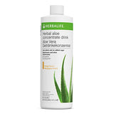 Herbalife Aloe Concentrate Pint: Mango Flavor 16 FL Oz (473 ml) for Digestive Health with Premium-Quality Aloe, Gluten-Free, 0 Calories, 0 Sugar, Naturally Flavored