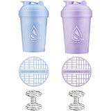 Hydracup [5 Pack] - 20 oz OG Shaker Bottle for Protein Powder Shakes & Mixes, Dual Blender, Wire Whisk & Mixing Grid, BPA Free Shaker Cup Blender Set