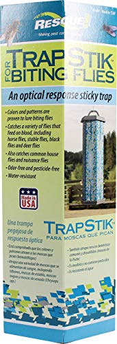 RESCUE! Deck & Patio Fly TrapStik - Odorless, Weather Resistant - 3 Pack