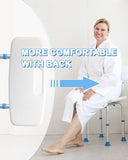 Adjustable Shower Chair with Back, HSA/FSA Eligible Shower Stool for Inside Shower, Tool-Free Shower Seat for Inside Shower, Waterproof Shower Chair for Inside Bathtub for Elderly/Handicap by SOUHEILO