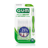 GUM - 872FC6 Proxabrush Go-Betweens Interdental Brushes, Tight, 10 Count (Pack of 6)