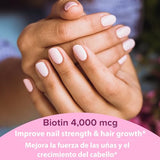 Sanar Naturals Biotin Collagen Pills with Vitamin C - Hair Growth, Strong Nails, Biotin Vitamins for Hair Skin and Nails - Collagen Peptides Biotin Supplement, 150 ct