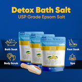 Detox Bath Salt (3-Pack) 2-Lbs Each, 6-Lbs Total