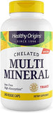 Healthy Origins Chelated Multi Mineral - Chelated Trace Minerals Supplement with Selenium, Iodine, Magnesium & More - Gluten-Free Supplement with Albion Minerals - 240 Veggie Capsules