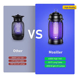 Bug Zapper Outdoor, Mosiller 20W Electric Mosquito Zapper, Effective 4200V Electric Mosquito Killer Lamp, Indoor Waterproof Insect Fly Pest Attractant Trap Light Bulb for Backyard, Patio, Garden, Home