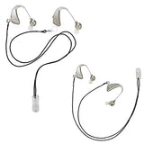 MEDca Hearing Aid Clips - Protective Holder with Anti Lost Lanyard Cord - Rope with Loops and Clip and Security Clip Ideal for Behind The Ear Hearing Aids and Personal Sound Amplifiers, (Pack of 2)