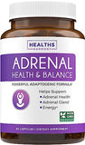 Adrenal Support & Cortisol Manager (Non-GMO) Powerful Adrenal Health with L-Tyrosine & Ashwagandha - Maintain Balanced Cortisol Levels & Stress Relief - Fatigue Supplement - 60 Capsules