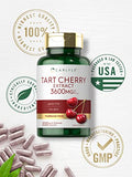 Carlyle Tart Cherry Extract Capsules | 200 Count | Non-GMO and Gluten Free Formula | Traditional Herb Supplement, Tart Cherry, Rice Powder, Gelatin Capsule, Vegetable Magnesium Stearate, Silica