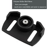 HUSWELL Universal Roller Wheel Skid Slide Shoes for Snow Blower Snowthrower