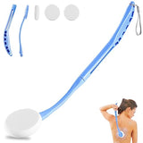 Lotion Applicator for Back, 20.5” Back Lotion Applicator, Back Lotion Applicators for Your Back, Easy Reach and Washable, Back Self Tanner Applicator（Deep Blue）