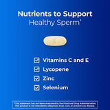 One A Day Men's Pre-Conception Health Multivitamin to Support Healthy Sperm, Supplement for Men with Vitamin C, Vitamin E, Selenium, Zinc, and Lycopene, 30 Count