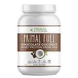 Primal Kitchen Primal Fuel Chocolate Coconut Whey Protein Powder, Gluten and Soy Free, 1.94 Pounds