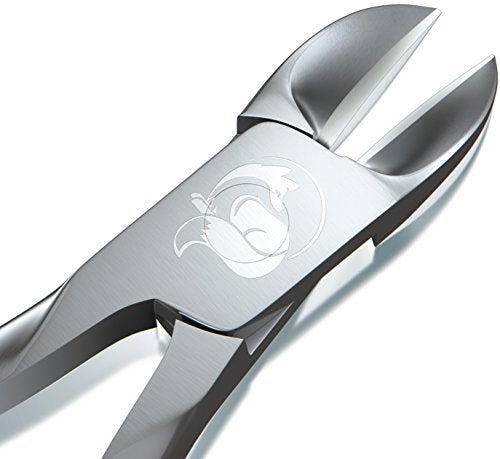 Fox Medical Equipment Toenail Clippers - Professional Nail Clippers for Thick and Ingrown Nails - Precision Toenail Clipper - Best Nippers for Thick Toenails - Stainless Steel Soft Grip Nail Clipper