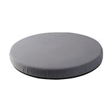 HealthSmart 360 Degree Swivel Seat Cushion, Chair Assist for Elderly, Swivel Seat Cushion for Car, Twisting Disc, Gray, 15 Inches in Diameter
