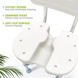 OasisSpace Shower Chair Bath Seat for Inside Bathtub, Upgraded U-Shaped Shower Seat and Bath Stool Safety Shower Bench for Elderly,Handicap,Disabled