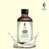 SVA Fennel Sweet Essential Oil- 118 ml (4 fl. oz.) 100% Pure, Natural & Premium Therapeutic Grade for Glowing Skin, Strengthened Hair, Aromatherapy & Massage