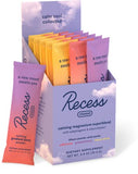 Recess Mood Drink Mix Powder | Sampler Pack | 15ct Box | Calming Magnesium L-Threonate Blend with Passion Flower, L-Theanine, Electrolytes, Magnesium Calm Hydration Support Powder Supplement