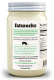 Fatworks Premium Pasture Raised Lard. The Original Non-Hydrogenated Pasture-Raised Lard crafted for Traditional, Keto, and Paleo Chefs. Artisanally Rendered, WHOLE30 APPROVED, Glass Jar, 14oz.