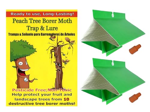 Peach Tree Borer & Clearwing Moth Trap (2 Pack, 8 Week)