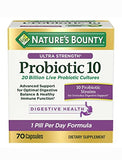 Nature's Bounty Ultra Strength Probiotic 10, 70 Capsules