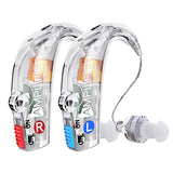 Hearing Aids, Crystal Clear Hearing Aids for Seniors, Hearing Aids Amplifier with Noise Cancelling for Hearing Loss Ear Hearing Assist Devices Hearing Aid 2 Pack Hearing Aids