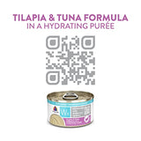 Weruva Wx Phos Focused, Tilapia & Tuna Formula in a Hydrating purée, 3oz Can (Pack of 12)