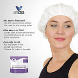Medcosa No Water Shampoo Caps - Hassle-Free Hair Washing Caps for Elderly - Shampoo Caps for Bedridden - Aloe, Vitamin E, Chamomile - 5-Pack
