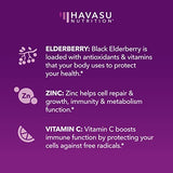 Sambucus Black Elderberry Gummies for Adults | Powerful Antioxidants Packed in Elderberry with Zinc and Vitamin C | Elderberry Vitamins with Elderberry Extract | Improves Immune Support |60 Count