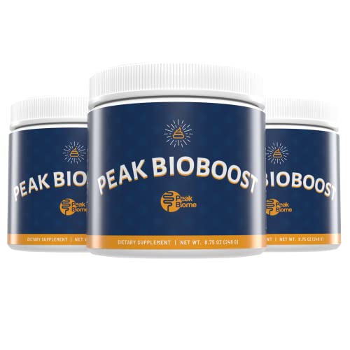 Peak Biome: Peak BioBoost Prebiotic Fiber Supplement for Colon Cleanse - Flavorless Digestive Nutritional Supplements - Easy to Dissolve - No Gluten, Soy or Dairy - 3-Month Supply - 90 Servings