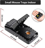 Dvcindy Mouse Traps Indoor for Home Small Mouse Trap for House Mice Snap Trap Effective Sanitary Quick Mouse Catcher - 12 Pack