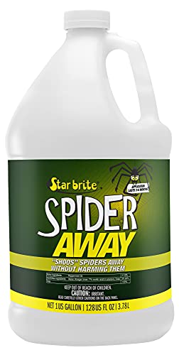 STAR BRITE Spider Away 128 OZ Gallon – Simply Chase Away Pesky Spiders & Keep Them Away - Ideal for Homes, Garages, Docks, Patios, Boathouses & More (95000)