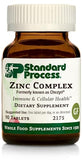 Standard Process Zinc Complex - Immune Support, Thyroid Support, Cognitive Health, and Blood Health Support with Iron, Zinc, and Copper - 90 Tablets