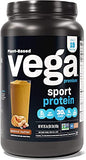 Vega Sport Premium Vegan Protein Powder Peanut Butter (19 Servings) 30g Protein, 5g BCAAs, Low Carb, Keto, Dairy Free, Gluten Free, Pea Protein for Women & Men, 1.8lbs (Packaging May Vary).