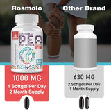 Liposomal Palmitoylethanolamide 1000 mg + Luteolin 100 mg, Micronized Pea 99% Highly Purified - Enhanced Absorption and Bioavailability, 120 Softgels(120-Day Supply)