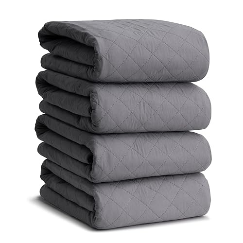 Brosive Incontinence Pads for Bed 36x52 Inch(4Pack),Hide Stain Washable Bed Pads for Adult,Non Slip Heavy Absorbency Bed Wetting Pads for Elderly,Bed Protector Pad,Reusable Waterproof Bed Pad Washable