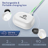 CHISANA Hearing Aids with Touch Panel, Rechargeable Digital Inner-Ear Hearing Sound Amplifier Devices, White