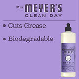 MRS. MEYER’S CLEANDAY Liquid Dish Soap, Biodegradable Formula, Lilac, 16 fl. oz - Pack of 6