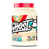 GHOST Whey Protein Powder, Coffee Ice Cream - 2LB Tub, 25G of Protein - Flavored Isolate, Concentrate & Hydrolyzed Whey Protein Blend - Post Workout Shakes - Soy & Gluten Free