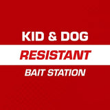 Tomcat Rat & Mouse Killer Child & Dog Resistant, Disposable Station, 1 Pre-Filled Ready-To-Use Bait Station
