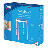 Carex Swivel Shower Stool With Padded Seat, Shower Seat For Seniors, Elderly, Handicap, Disabled, or Those Home From Surgery