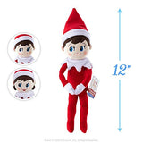 The Elf on the Shelf 12" Plushee Pal® Snuggler Elf Light Girl & Boy with Exclusive Joy Bag