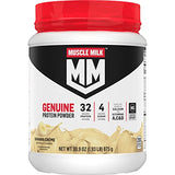 Muscle Milk Genuine Protein Powder, Banana Crème, 1.93 Pounds, 12 Servings, 32g Protein, 4g Sugar, Calcium, Vitamins A, C & D, NSF Certified for Sport, Energizing Snack, Packaging May Vary