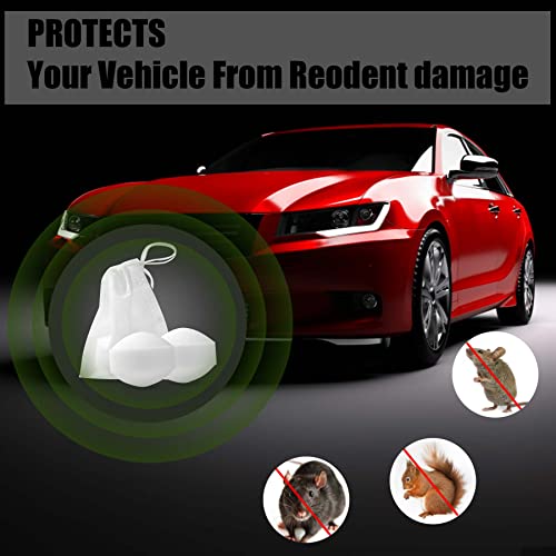 Motrapso Natural Mouse Repellent, 12 Pack Peppermint Oil to Repel Mice and Rats, Rodent Repellent for Car Engines, Rodent Rat Repellent Balls Pest Insect Control, Pet Safe, Family Safe